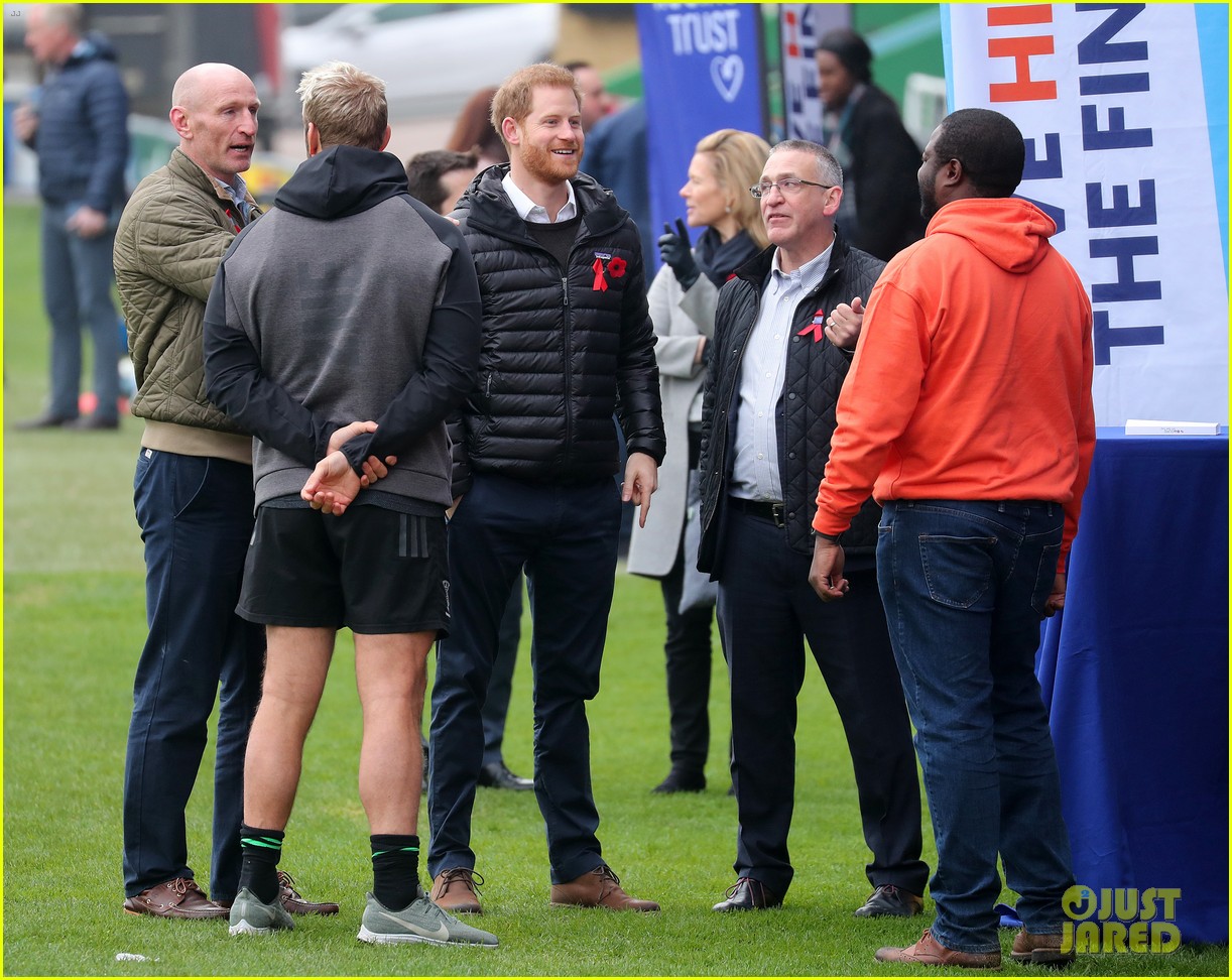 Prince Harry Teams Up With Rugby Star Gareth Thomas to Raise Awareness for National HIV Testing Week