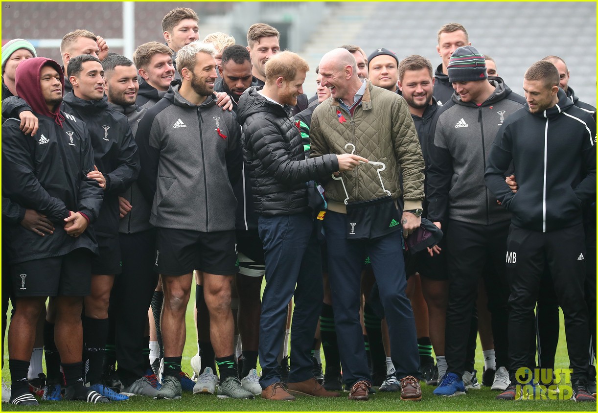 Prince Harry Teams Up With Rugby Star Gareth Thomas to Raise Awareness for National HIV Testing Week