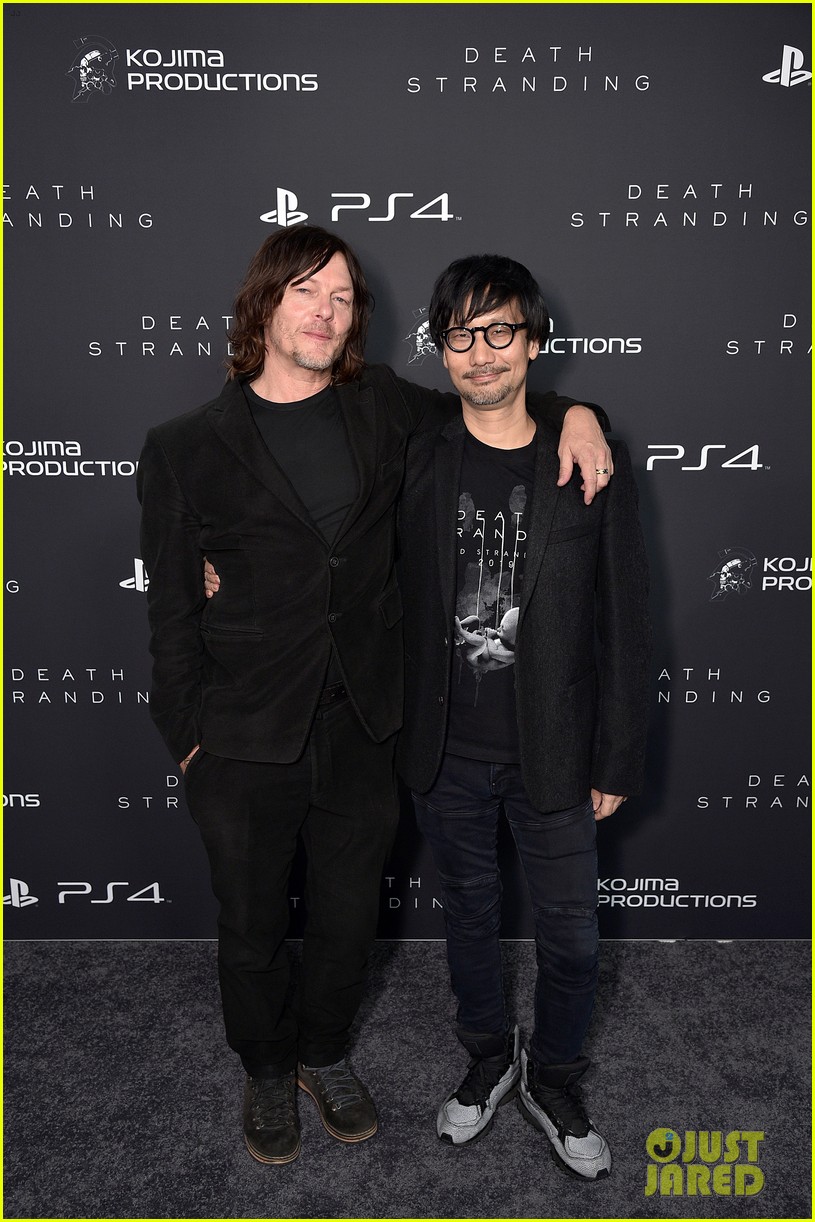 Norman Reedus Celebrates 'Death Stranding' Art Exhibit Opening!