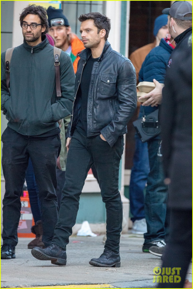 Sebastian Stan Films 'Falcon and the Winter Soldier' in First Set Photos!
