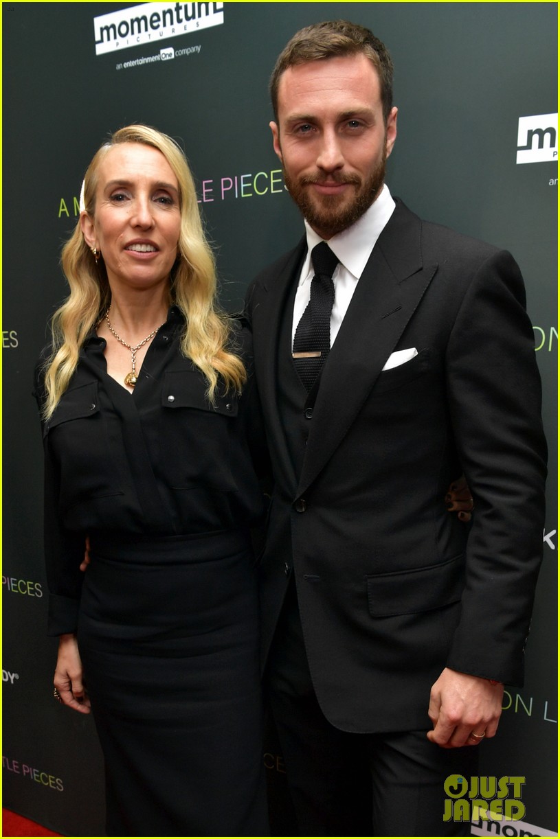 Aaron Taylor-Johnson & Wife Sam Step Out for 'A Million Little Pieces' Premiere
