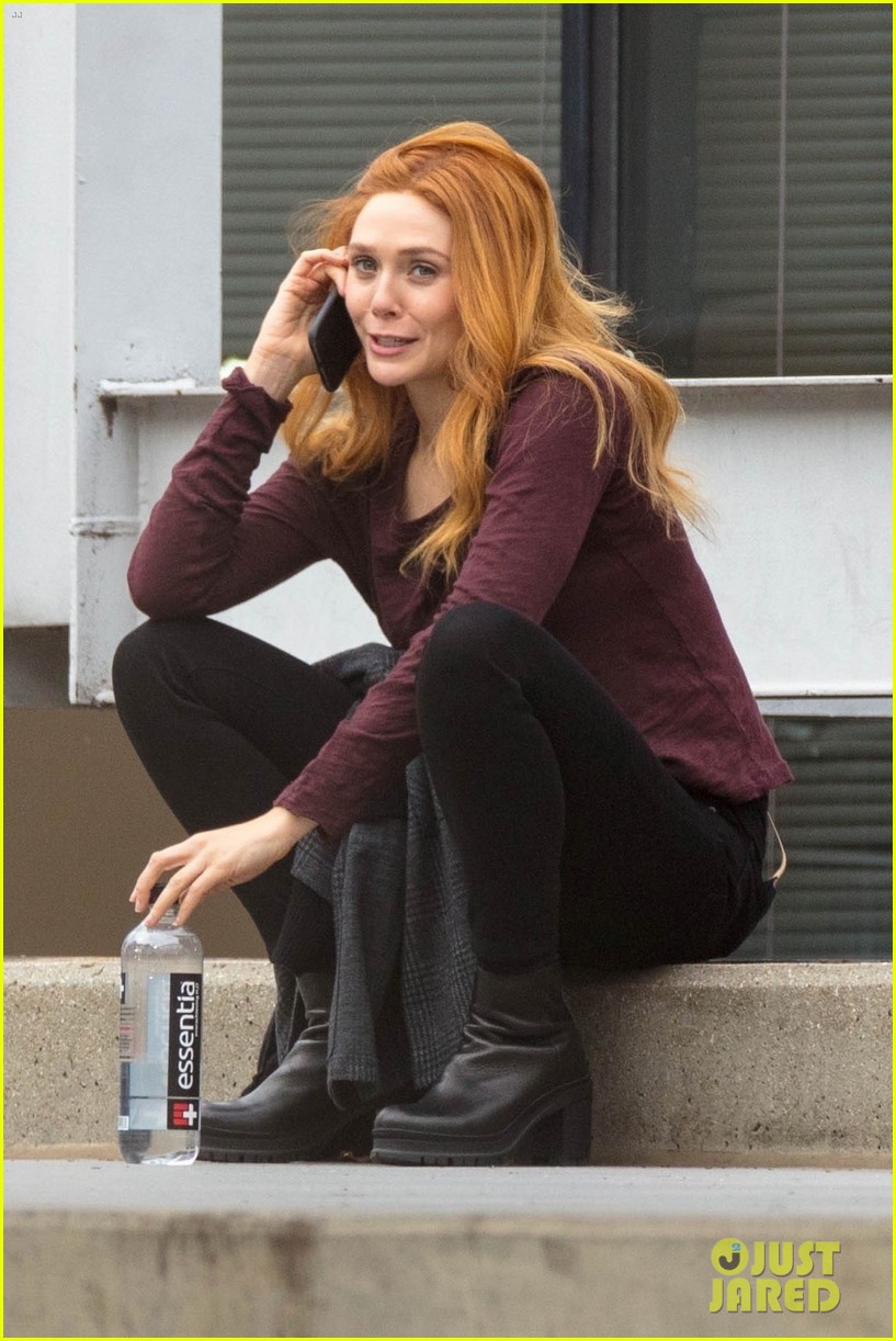 Elizabeth Olsen Spotted on 'WandaVision' Set with Teyonah Parris (aka Adult Monica Rambeau!)