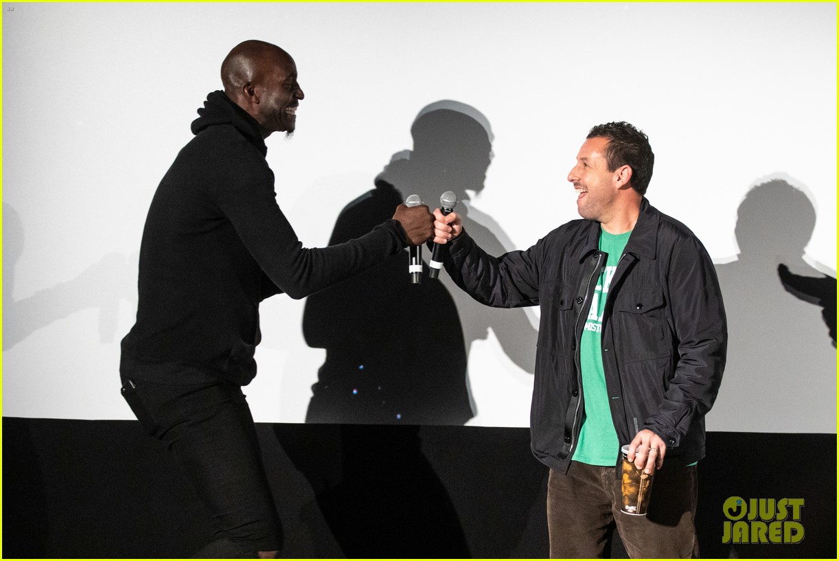 Adam Sandler is Joined by Co-Star Kevin Garnett at 'Uncut Gems' Premiere in Boston
