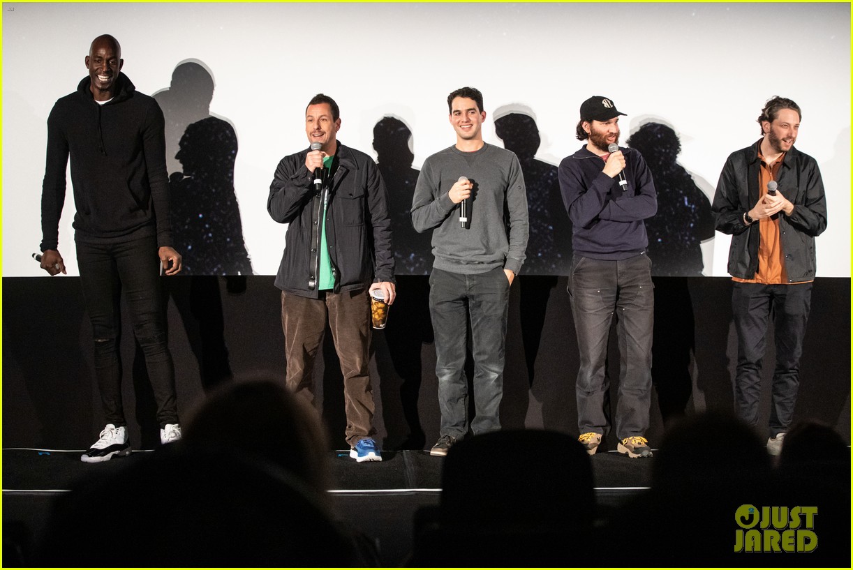 Adam Sandler is Joined by Co-Star Kevin Garnett at 'Uncut Gems' Premiere in Boston