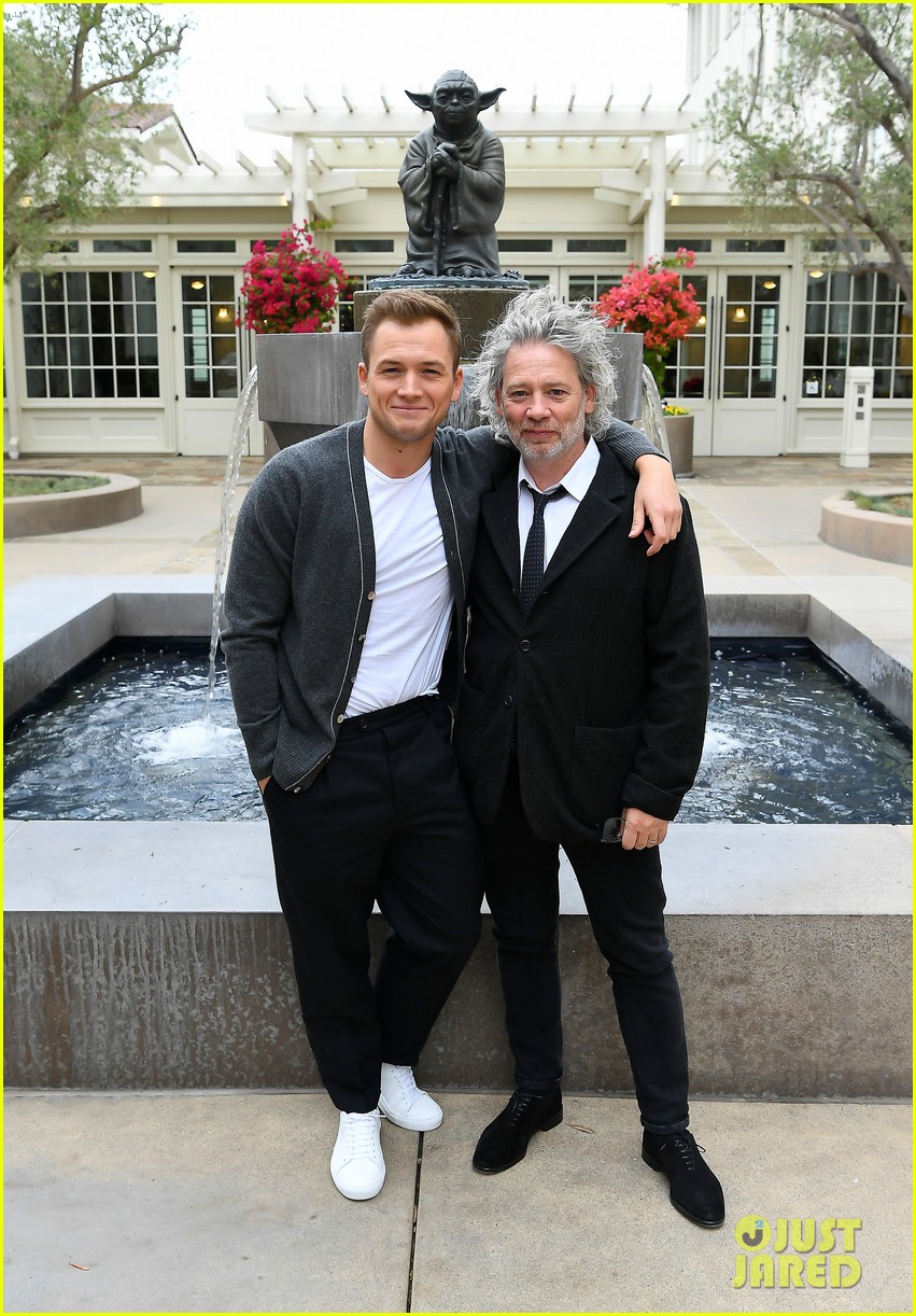 Taron Egerton & Director Dexter Fletcher Attend 'Rocketman' Screening in San Francisco