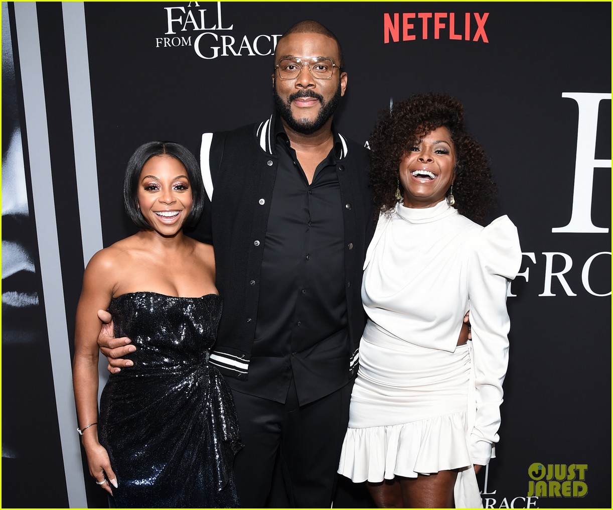 Mariah Carey Supports Tyler Perry at 'A Fall From Grace' Premiere in NYC!