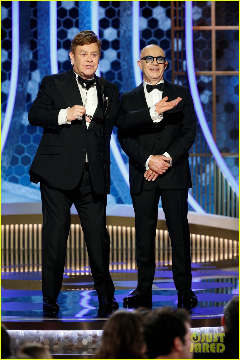 Elton John & Bernie Taupin Win First Award as a Duo at Golden Globes 2020
