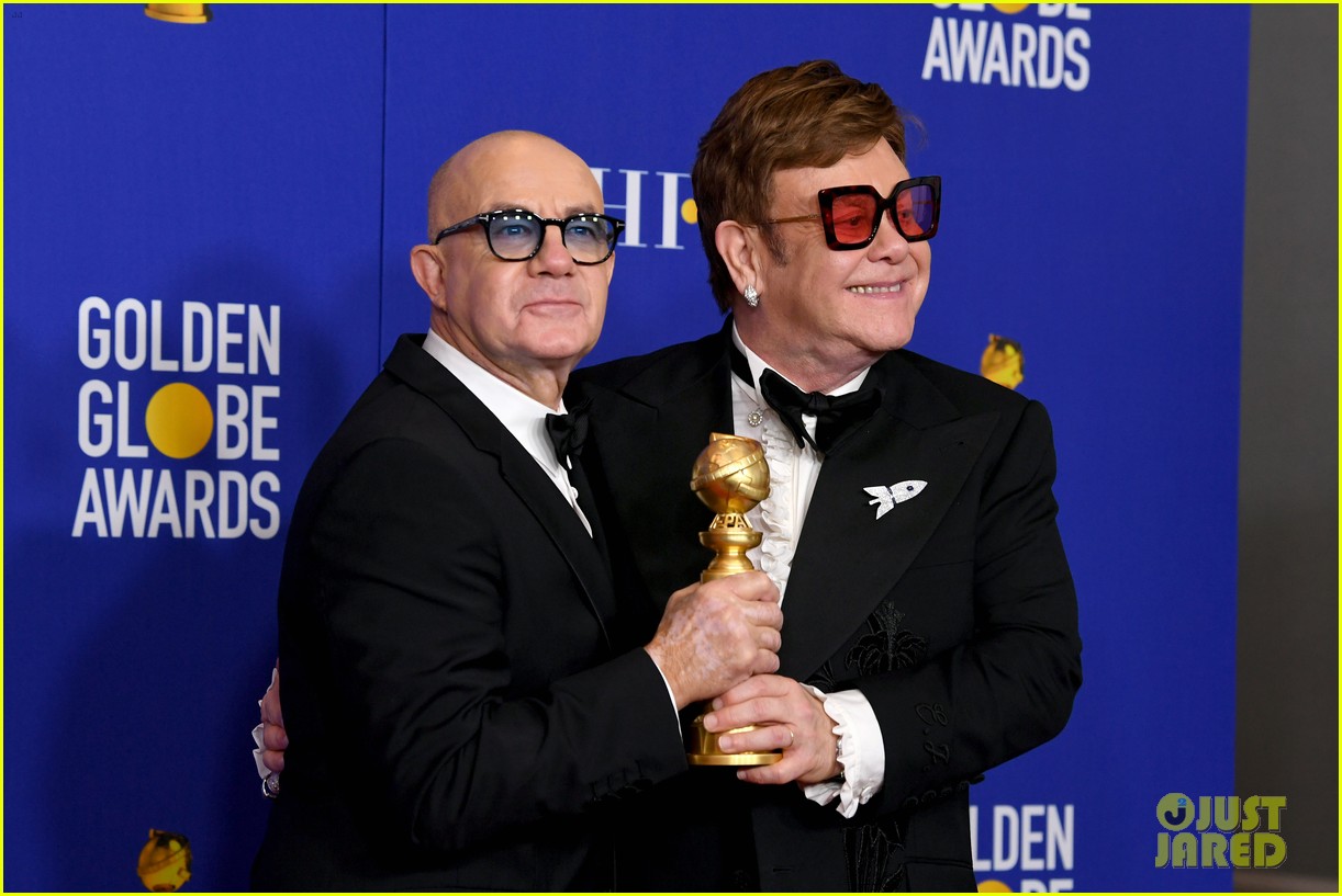 Elton John & Bernie Taupin Win First Award as a Duo at Golden Globes 2020