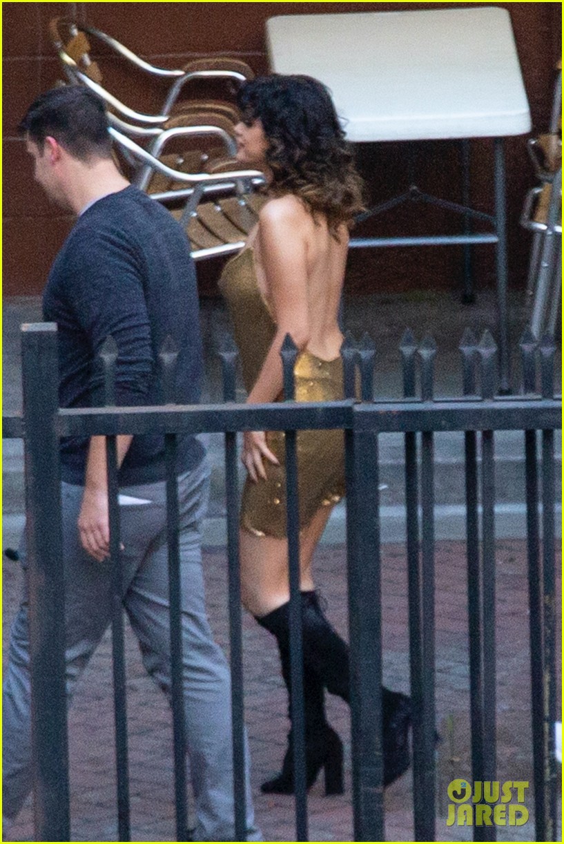 selena gomez backless dress strapless open back dress White Selena Gomez Sexy Open Back Straps Dress  Long Prom Red Carpet Fo  Hoprom