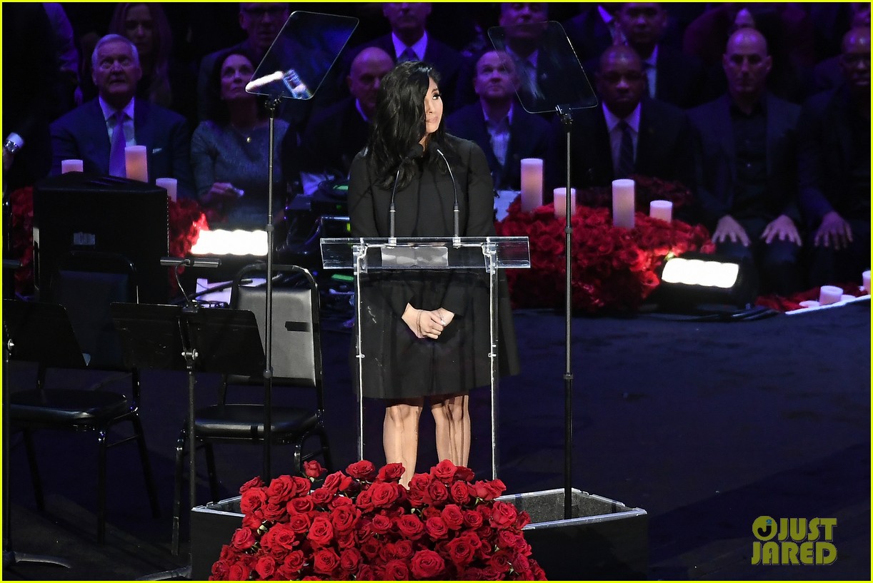 Vanessa Bryant's Heartbreaking Speech at Kobe & Gianna's Memorial Was 'Tentative Until the Last Minute'