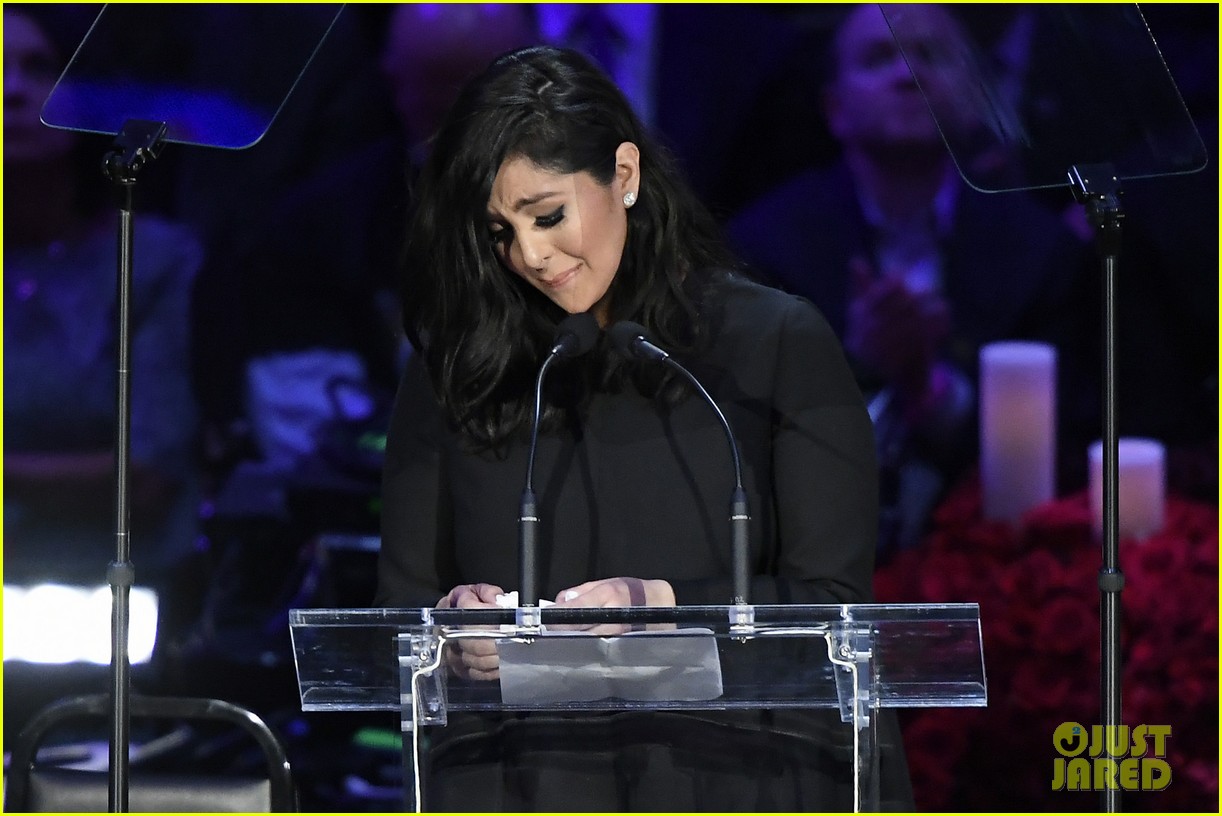 Vanessa Bryant's Heartbreaking Speech at Kobe & Gianna's Memorial Was 'Tentative Until the Last Minute'