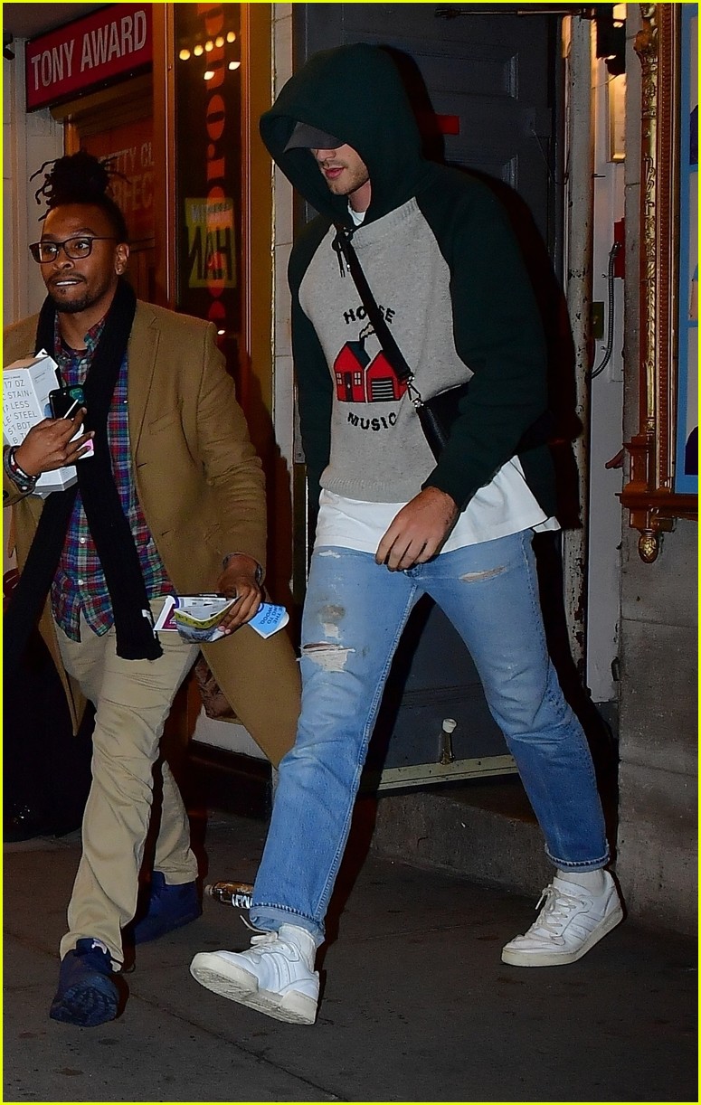 Zendaya & Jacob Elordi 'Cuddle Up' While Watching a Broadway Show