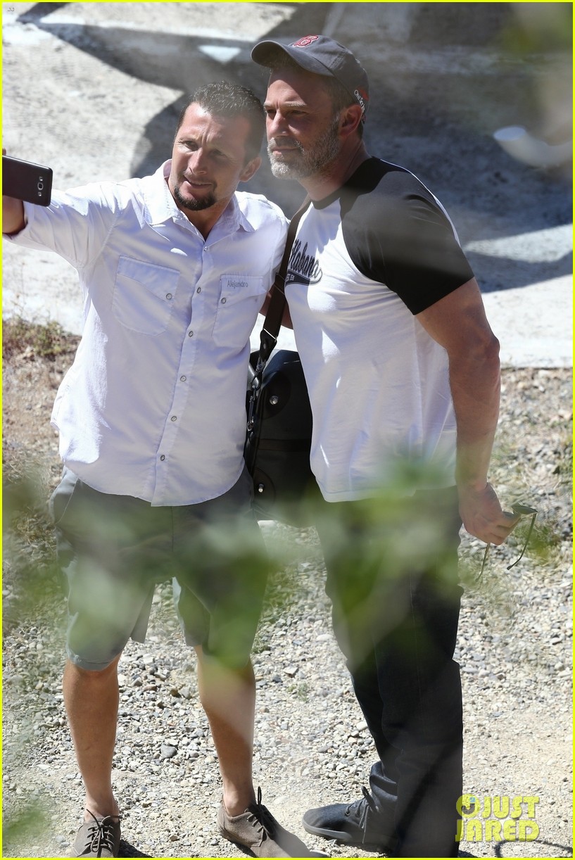 Ben Affleck & Ana de Armas Board a Helicopter to Leave Costa Rica After Vacation