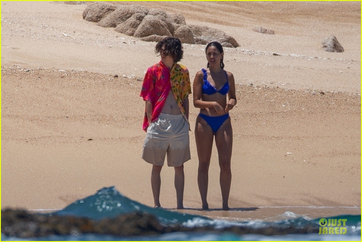 Eiza Gonzalez Embraces Timothee Chalamet on the Beach in Mexico! (New Photos)
