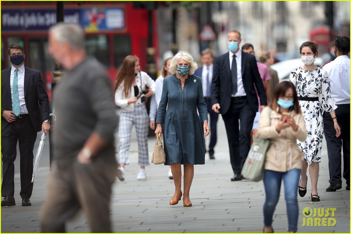 Camilla, Duchess of Cornwall Is First Royal to Publicly Wear Face Mask