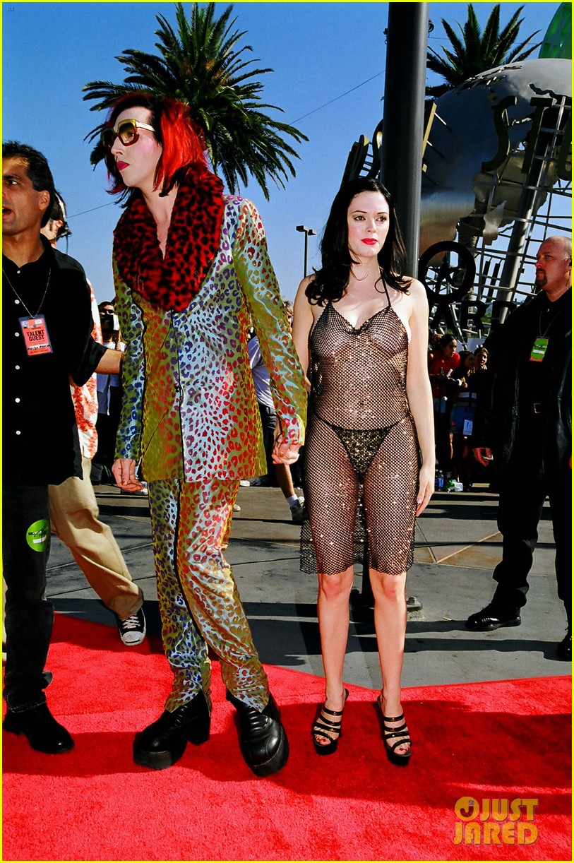 rose mcgowan dress Looks Back at Iconic VMAs Dress, Explains Why She Wore It - Just Jared - Celebrity News and Gossip Star Dress- love