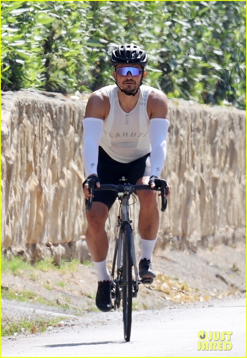 Orlando Bloom Rides His Super Expensive Festka Bike in Malibu