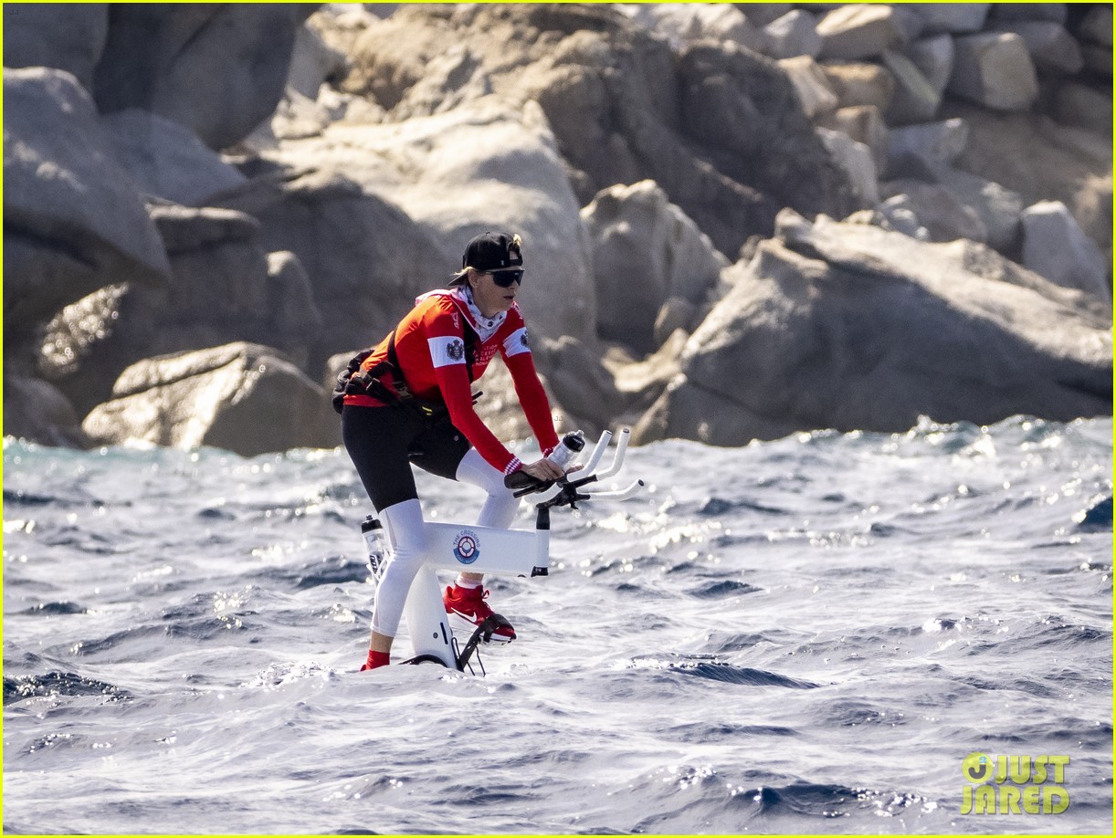 Princess Charlene of Monaco Kicks Off 24 Hour Water Bike Challenge