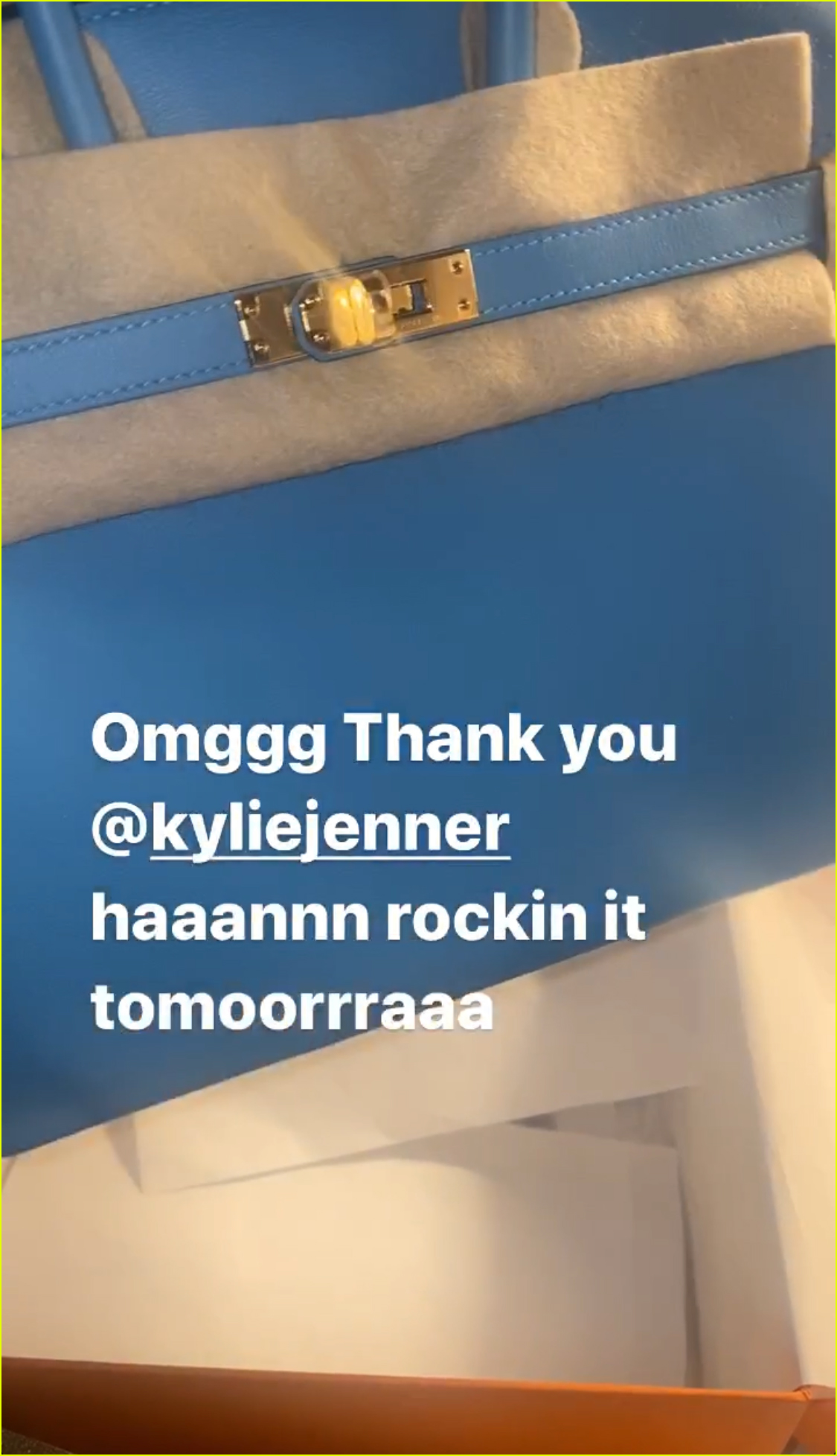 Kylie Jenner Sends Cardi B Powder Blue Birkin Bag for Her 28th Birthday