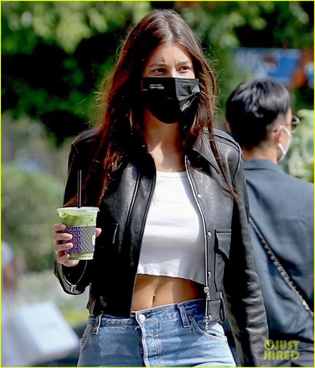 Camila Morrone Wears Her I Am a Voter Mask, Reveals Who She Voted For