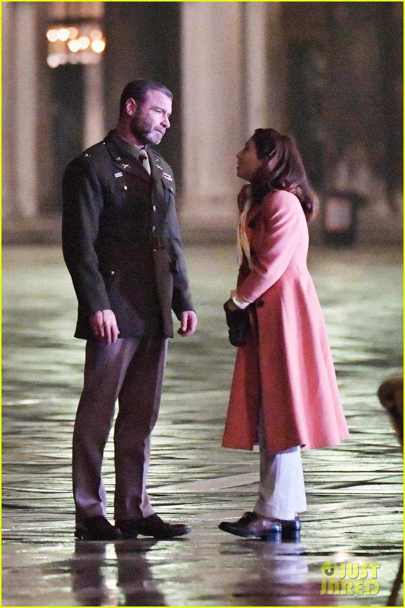Liev Schreiber Dances With Matilda De Angelis on 'Across the River' Set in Venice