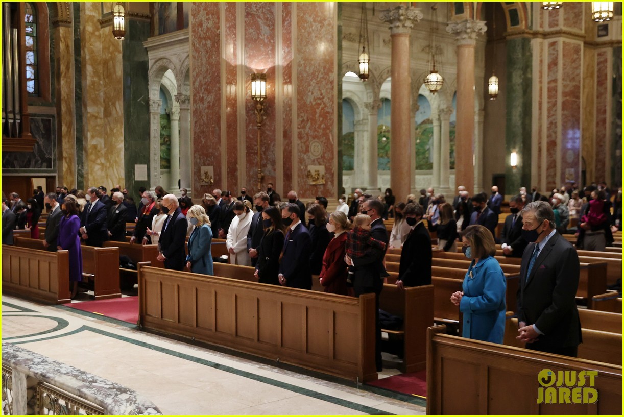 President Elect Joe Biden & Vice President Elect Kamala Harris Attend Church on Inauguration Day Morning