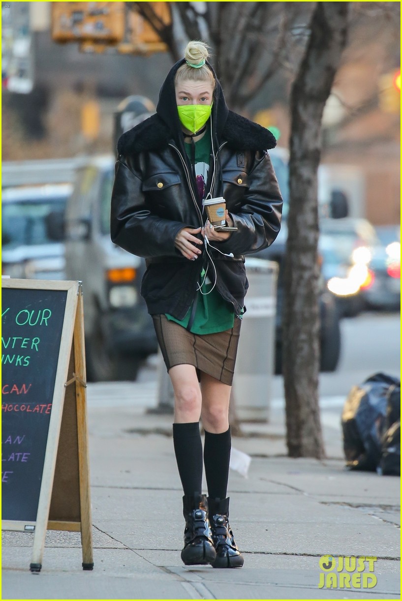 Euphoria's Hunter Schafer Spotted All Over New York City with Her Wired Earphones