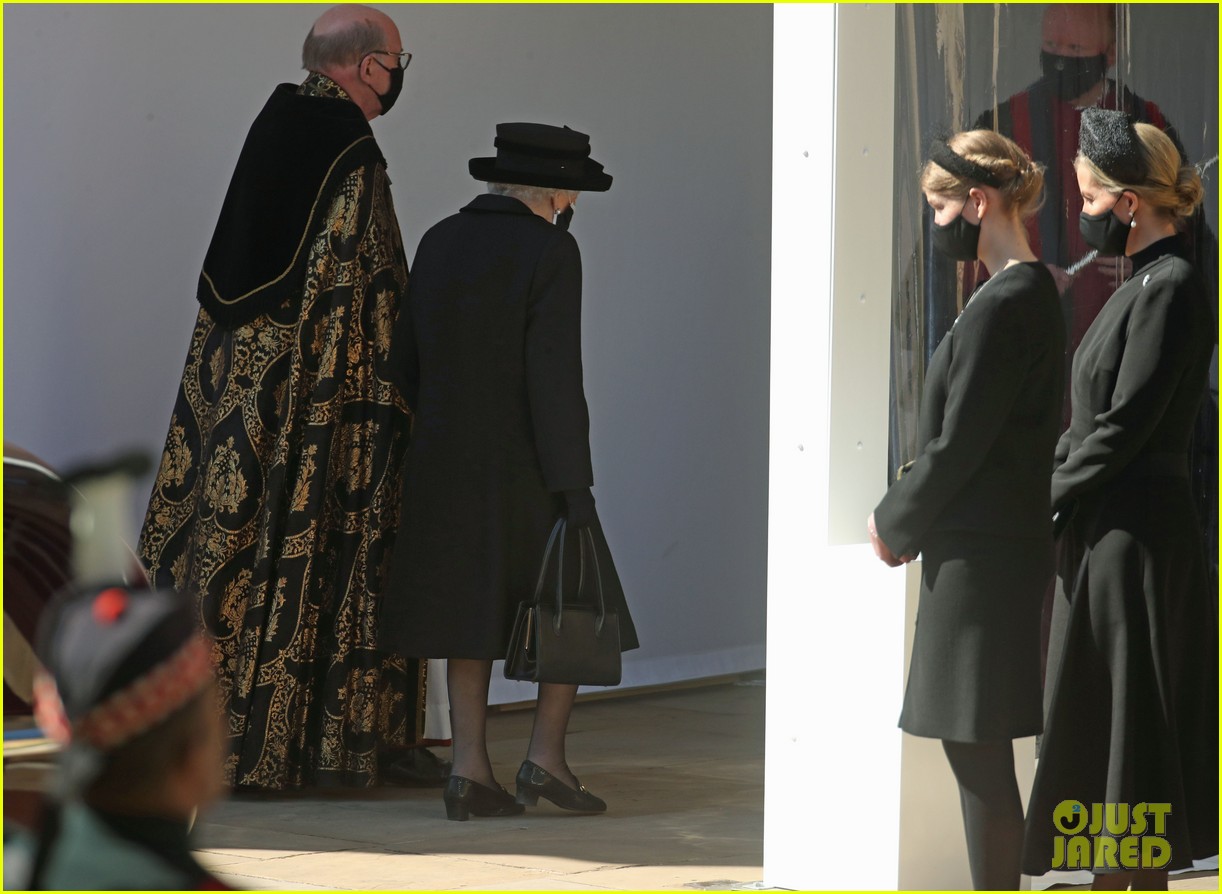 Queen Elizabeth Is Sitting Solo at Prince Philip's Funeral - See Photos from Inside the Chapel