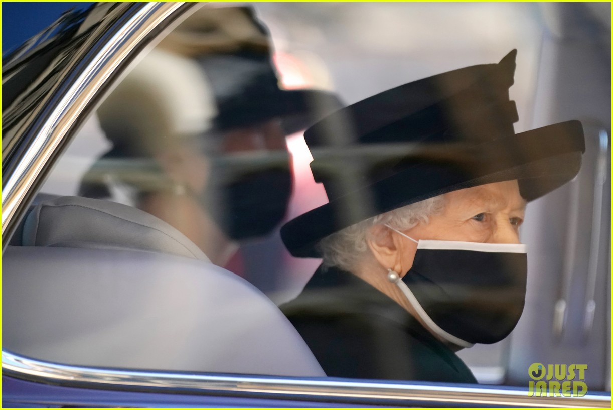 Queen Elizabeth Is Sitting Solo at Prince Philip's Funeral - See Photos from Inside the Chapel