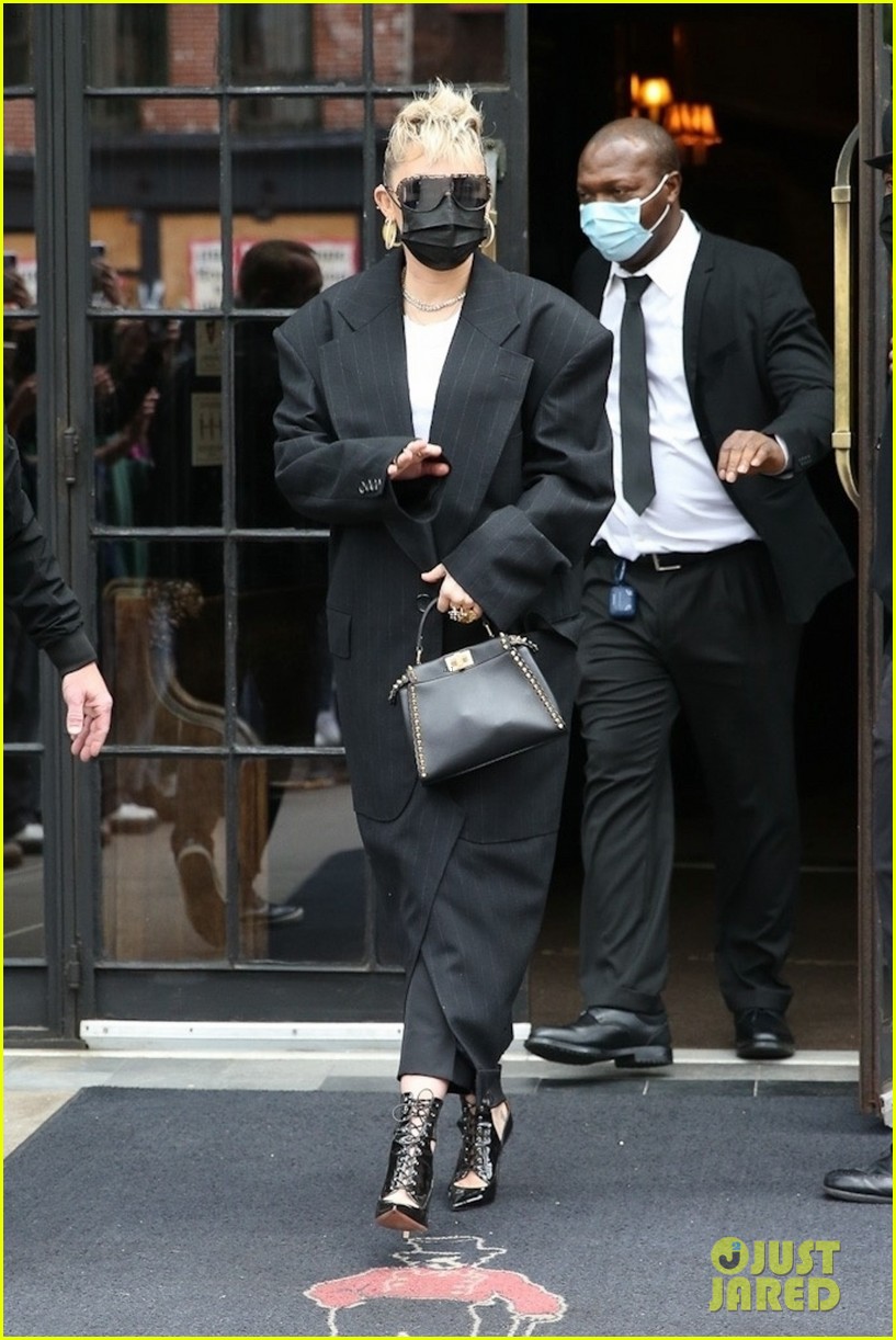 Miley Cyrus Has Her Hair in Mohawk & Ponytail While Stepping Out Ahead of 'SNL' Performance!