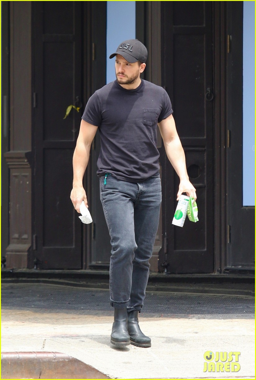 Kit Harington Spotted in New York While Wife Rose Leslie Films New Series There!