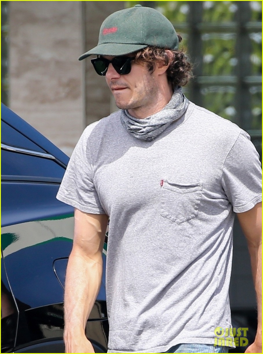 Adam Brody Heads Out to Get His Car Washed in Santa Monica