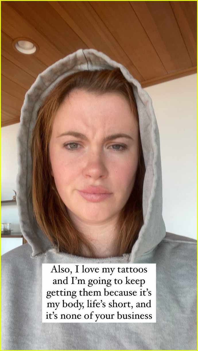 Ireland Baldwin Responds to Fans Thinking She Got a Tattoo of Kendall Jenner