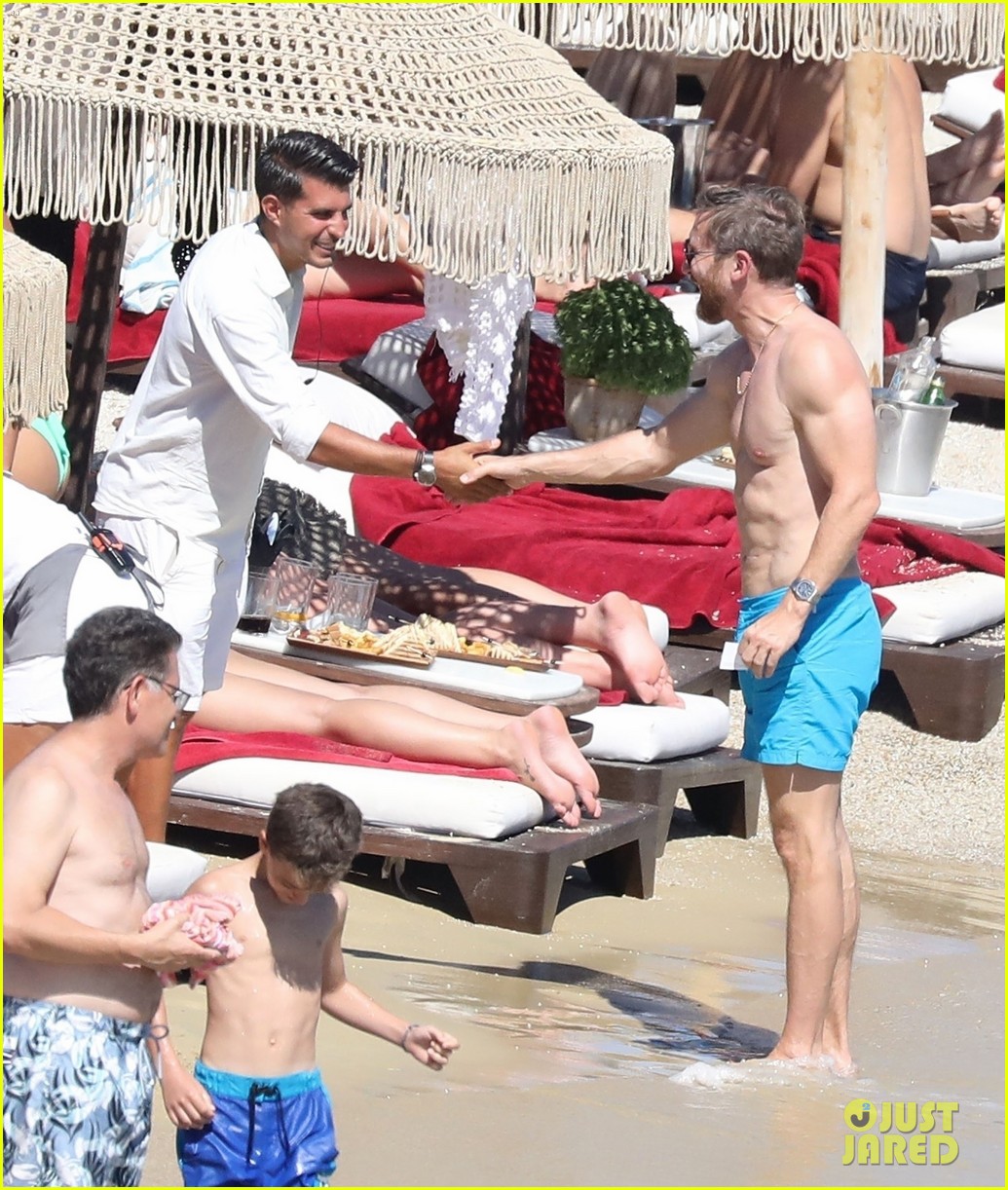 David Guetta Flaunts PDA with Girlfriend Jessica Ledon During Trip to Greece!