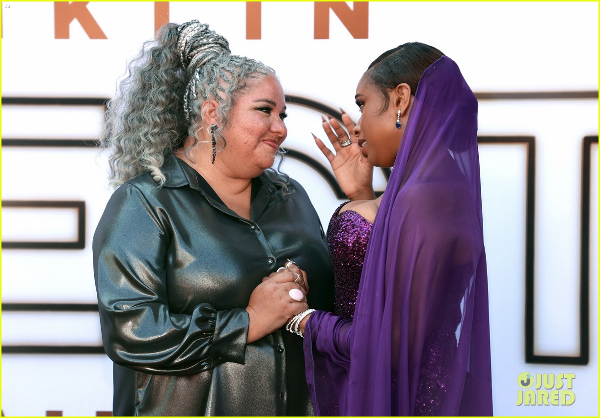 Jennifer Hudson Stuns in A Gown Fit For A Queen at 'Respect' Premiere in LA
