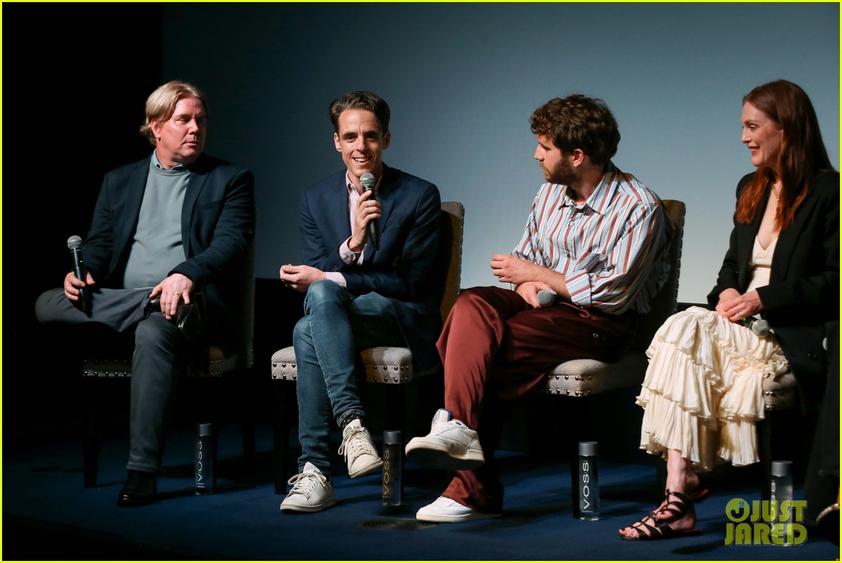 Ben Platt & Julianne Moore Join Katie Couric for a Screening of 'Dear Evan Hansen' in NYC