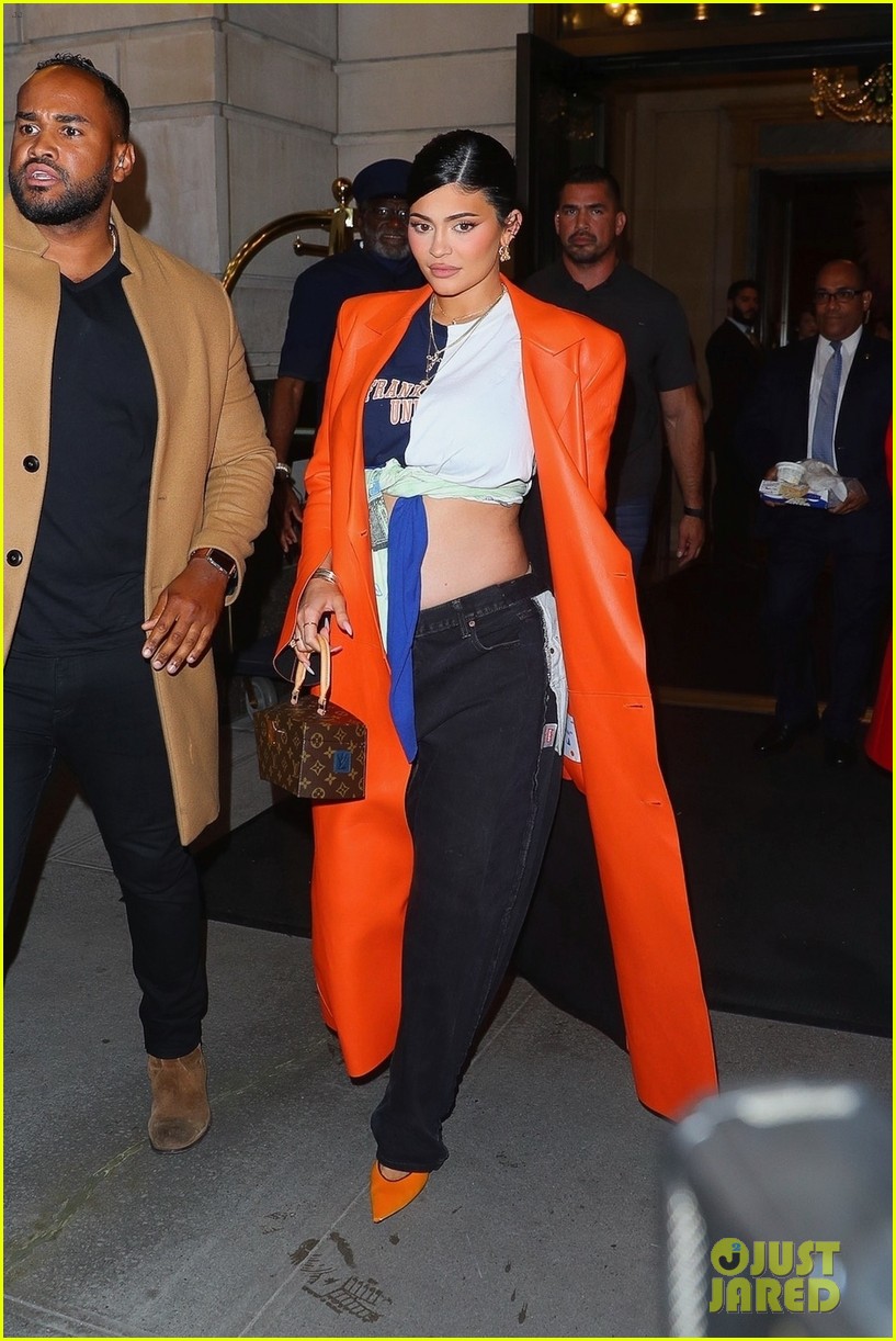 Pregnant Kylie Jenner Puts Tiny Baby Bump on Display in New York - New Photos!