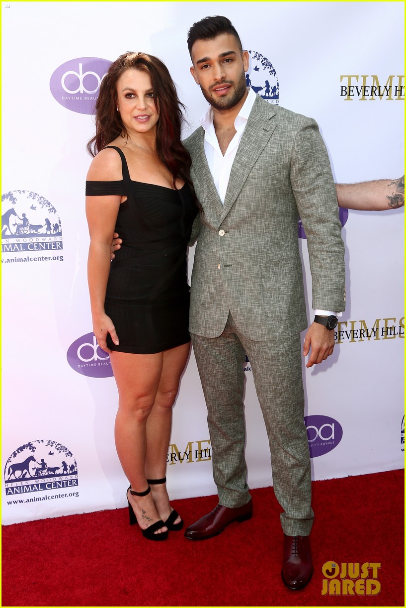 Britney Spears' Fiance Sam Asghari Surprises Her with New Doberman Puppy for Protection