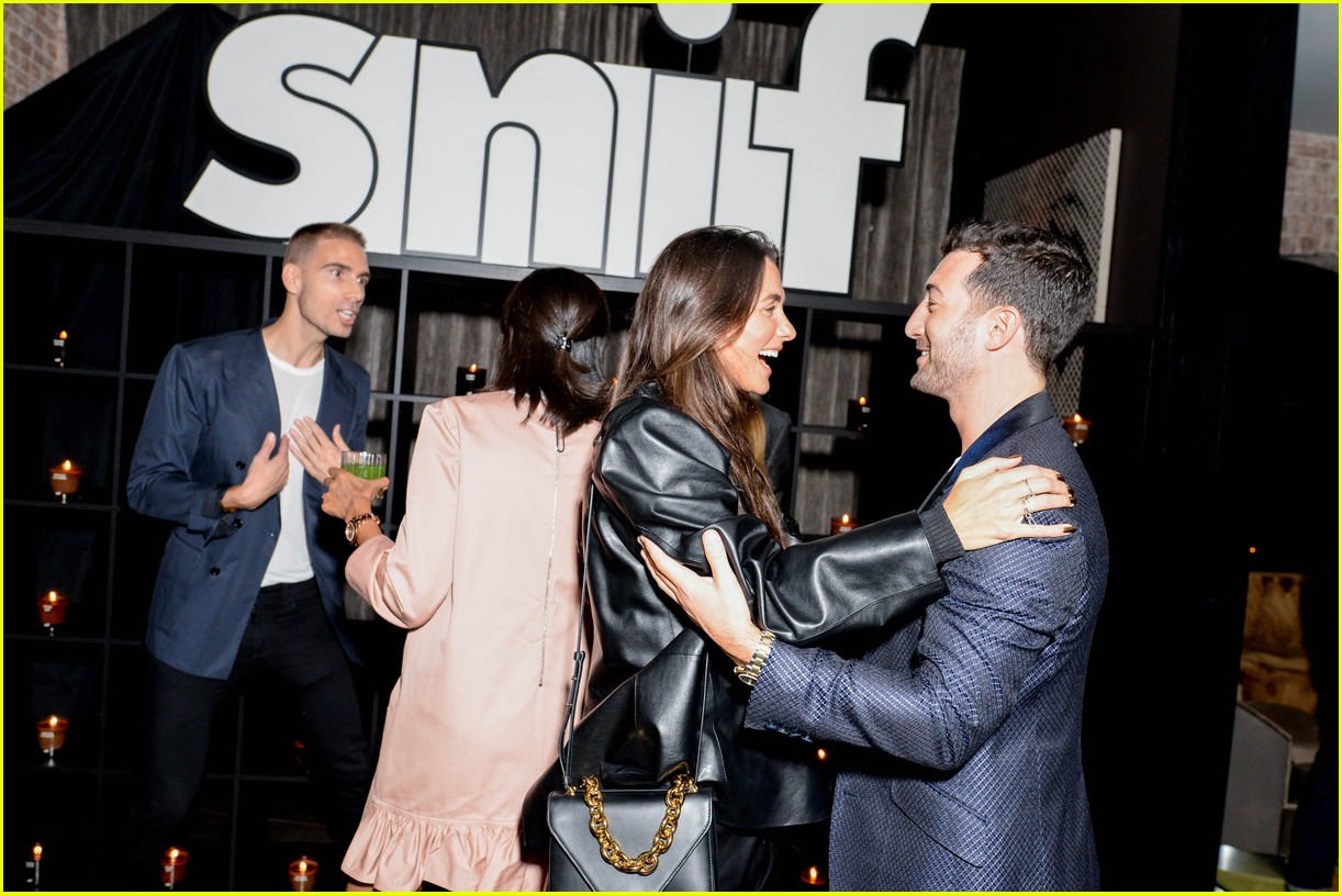 Simon Huck Supports Hubby-to-Be Phil Riportella at Snif Launch Event with Antoni Porowski & More