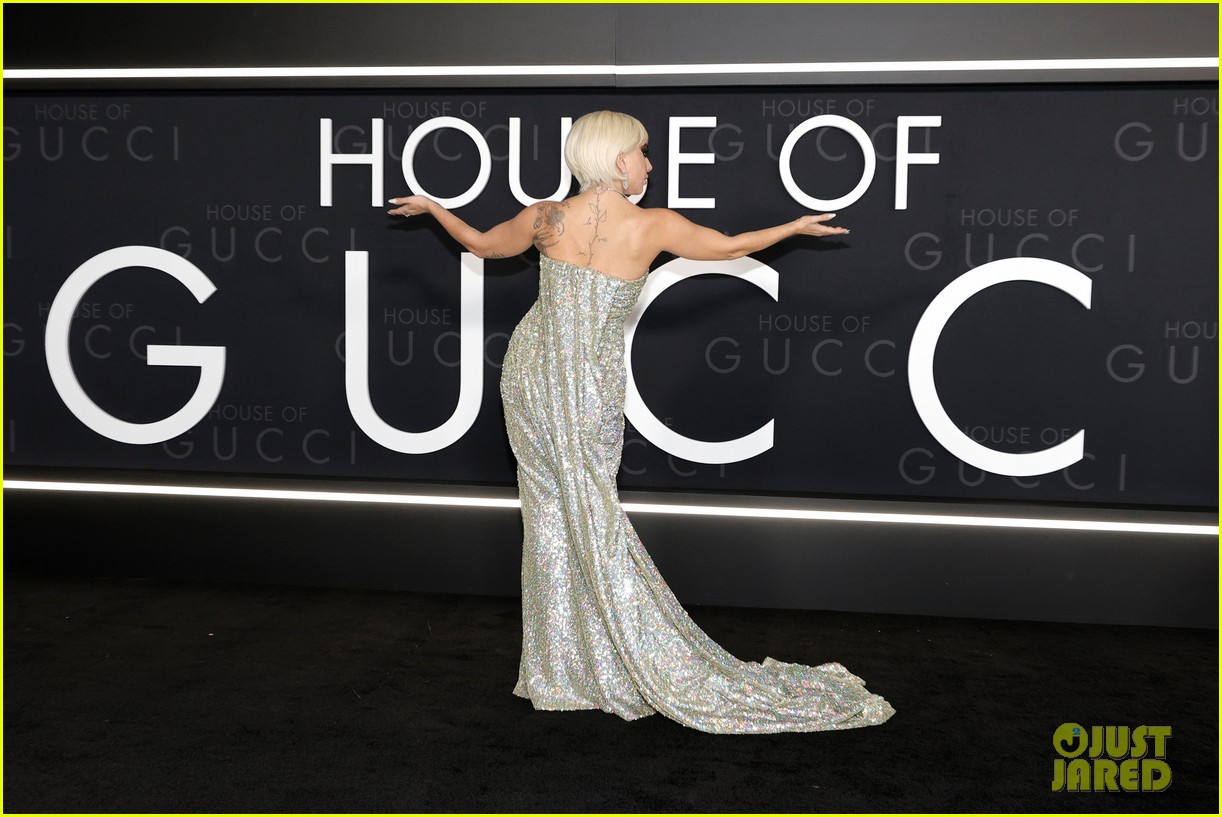 Lady Gaga Sparkles at 'House of Gucci' L.A. Premiere, Playfully Yells at Al Pacino on Red Carpet (Video)