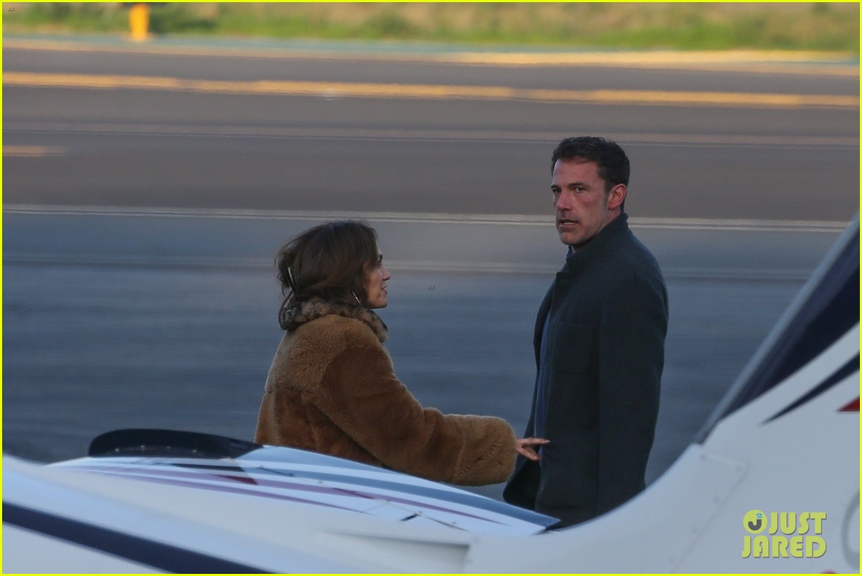 Jennifer Lopez Gets Kisses From Ben Affleck Ahead Of Her Flight Out Of Town