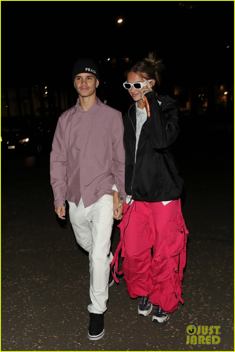 Romeo Beckham Spotted on Date Night in London with Girlfriend Mia Regan