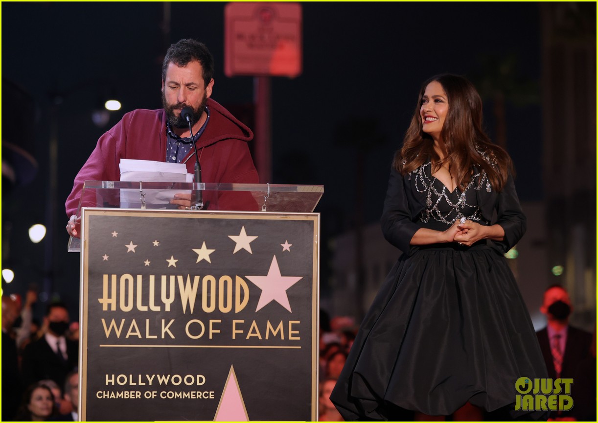 Salma Hayek Recalls Almost Being Killed On Hollywood Boulevard During Walk of Fame Ceremony