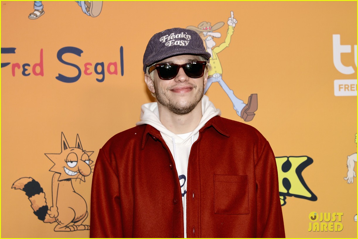 Pete Davidson Smokes Weed at the Premiere of 'The Freak Brothers' in L.A.