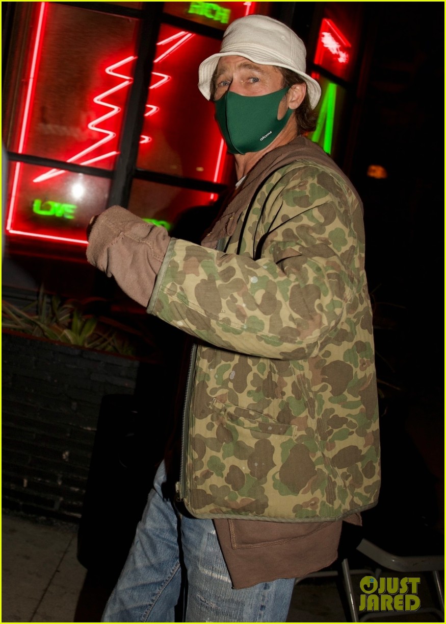 Brad Pitt Stops by Judd Apatow's Birthday Party in Los Angeles!
