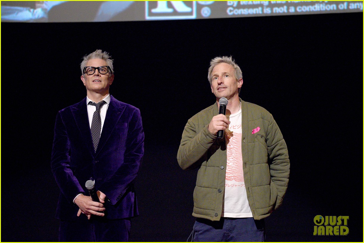 Johnny Knoxville & Machine Gun Kelly Suit Up for the 'Jackass Forever' Premiere