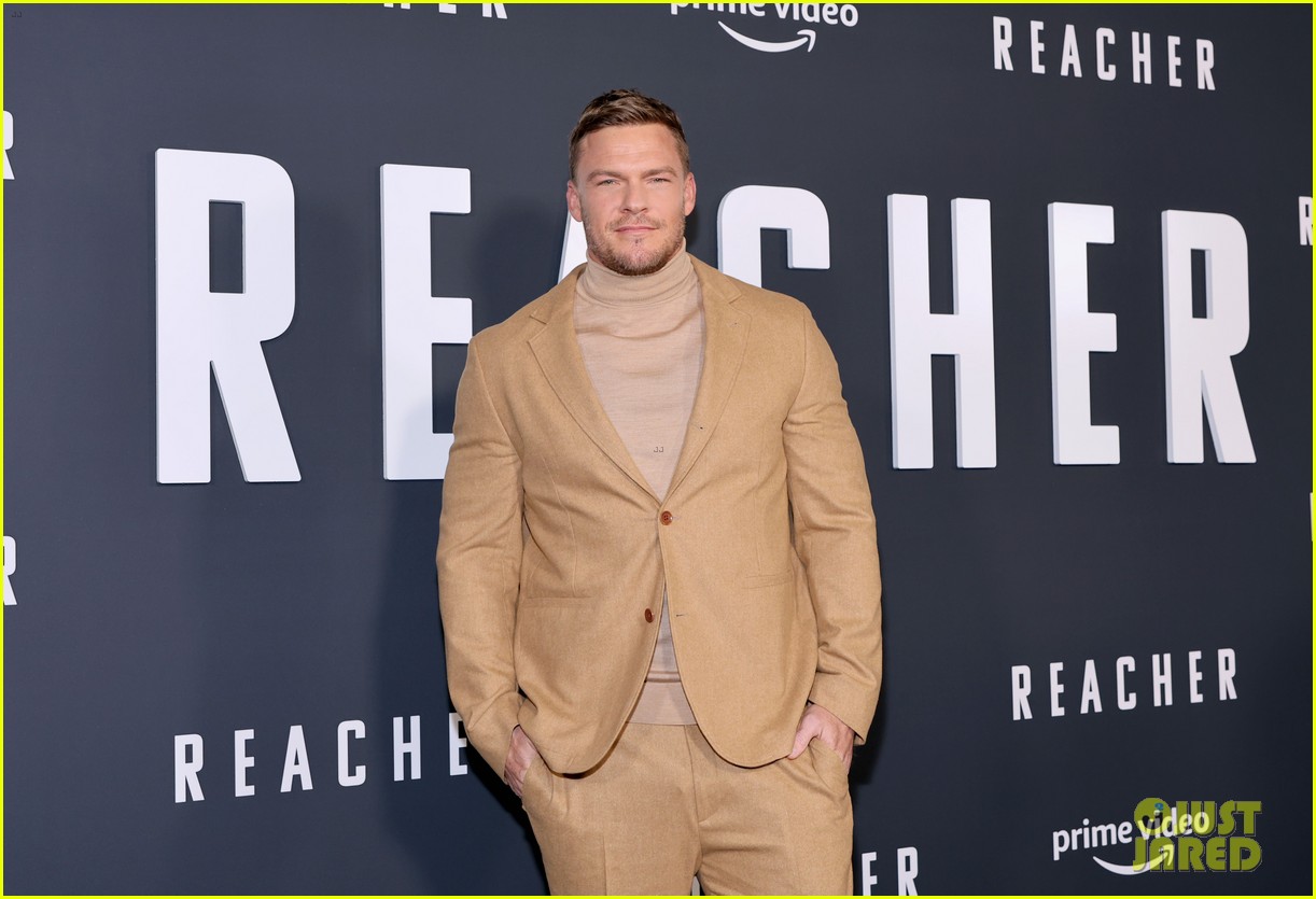 Alan Ritchson is Joined by Wife Catherine at 'Reacher' Series Premiere