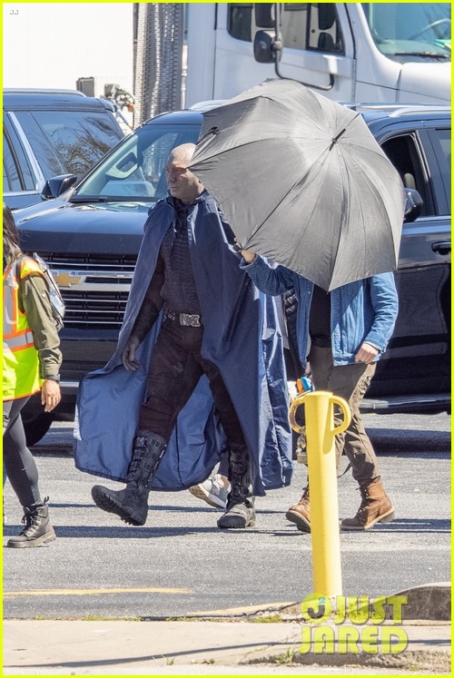 Dave Bautista & Pom Klementieff Film for 'Guardians of the Galaxy Vol. 3' - See the Set Photos!