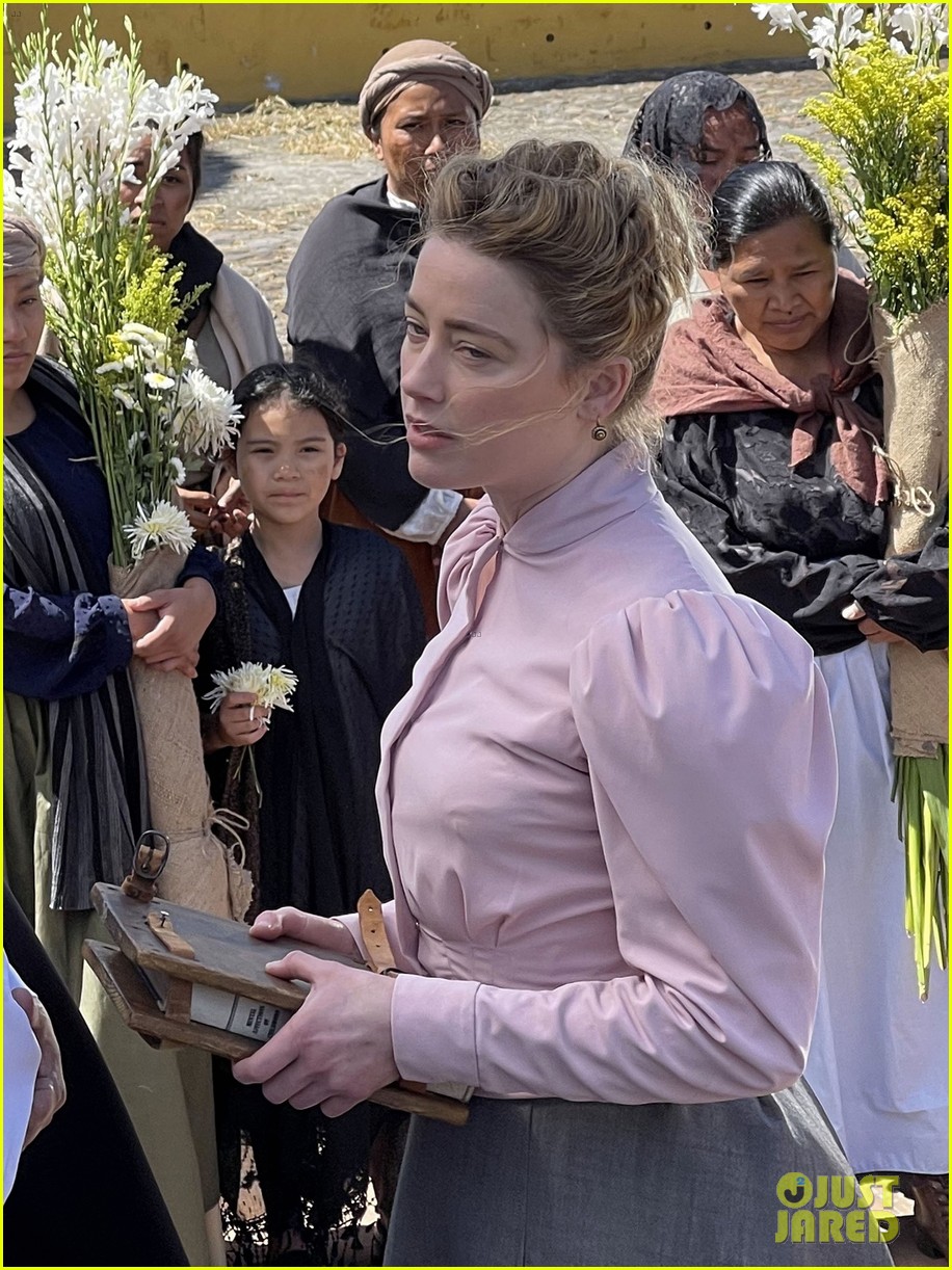 Amber Heard Gets to Work Filming New Thriller 'In The Fire' in Guatemala City