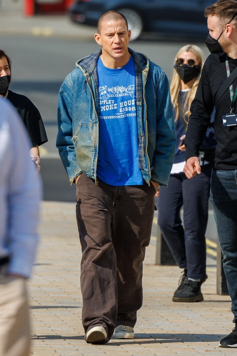 Channing Tatum & Thandiwe Newton Start Filming on 'Magic Mike's Last Dance' In London - See The Pics!